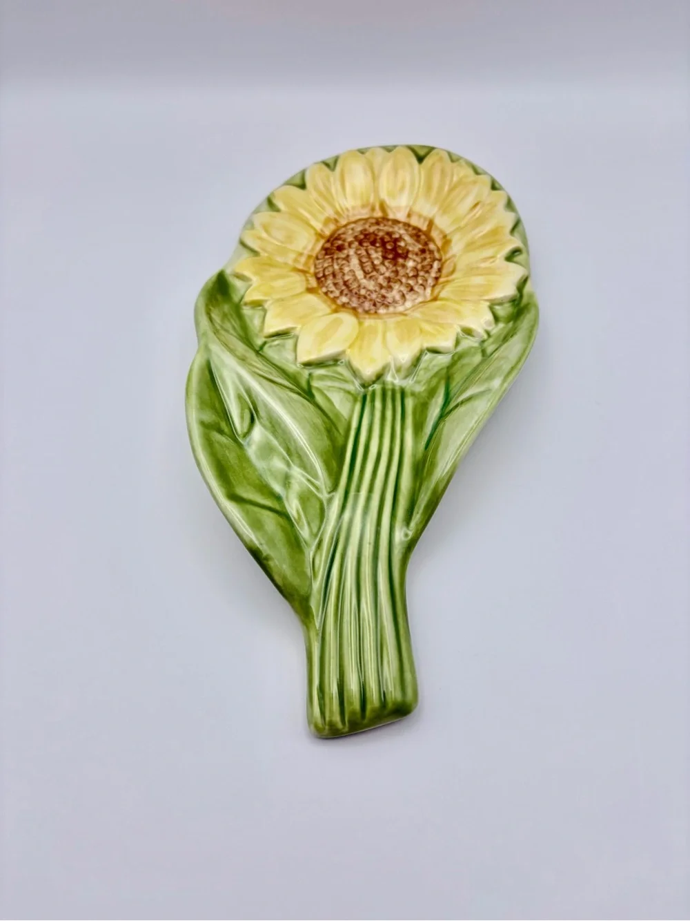 Pfaltzgraff, Retired, “The Secret Of Pistoulet”, Ceramic Sunflower Spoon Rest